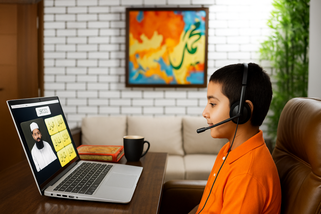 Give your child the gift of a strong connection to the Quran with our online Quran classes for kids in New York. Our expert, native-speaking male and female tutors provide one-on-one, interactive lessons tailored for young learners. We offer flexible schedules and a free trial to get started. Enroll your child in the best online Quran classes for kids in New York
