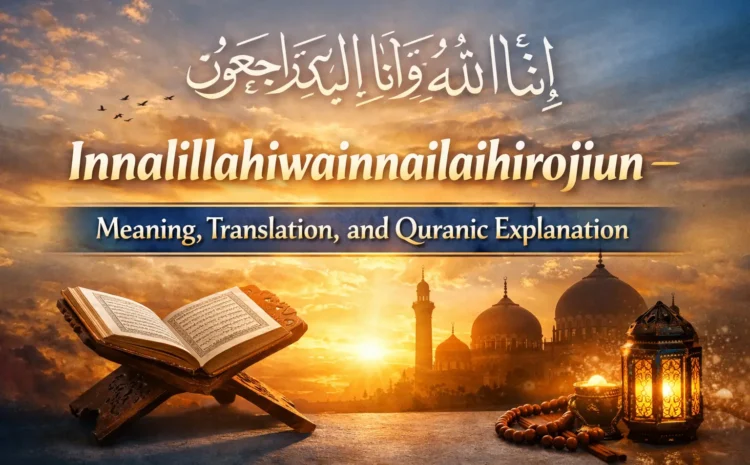  Innalillahiwainnailaihirojiun – Meaning, Translation, and Quranic Explanation