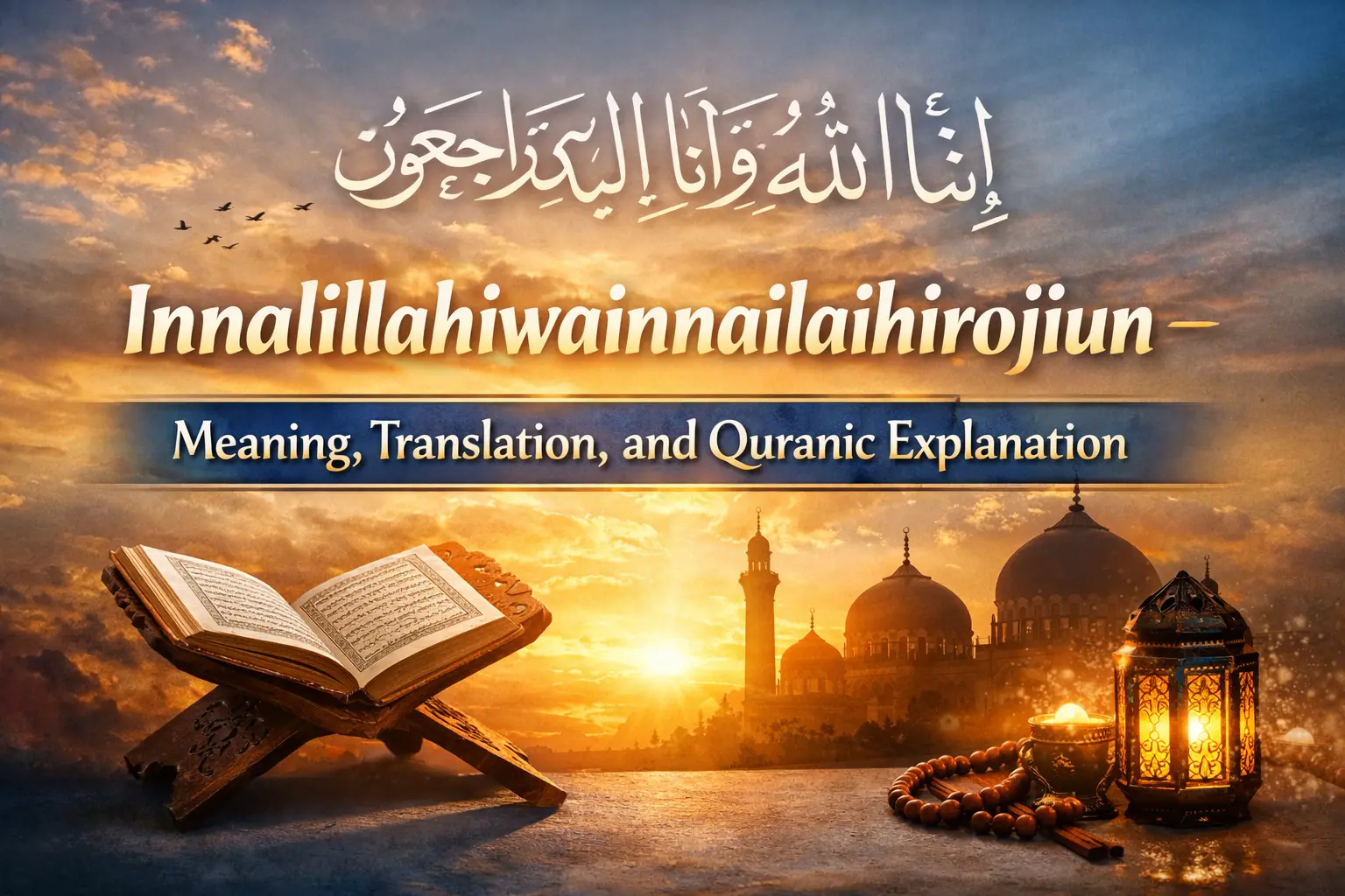 innalillahiwainnailaihirojiun