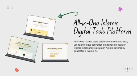 All-in-One Islamic Digital Tools Platform – Zakat, Inheritance, AI, Tasbih & More
