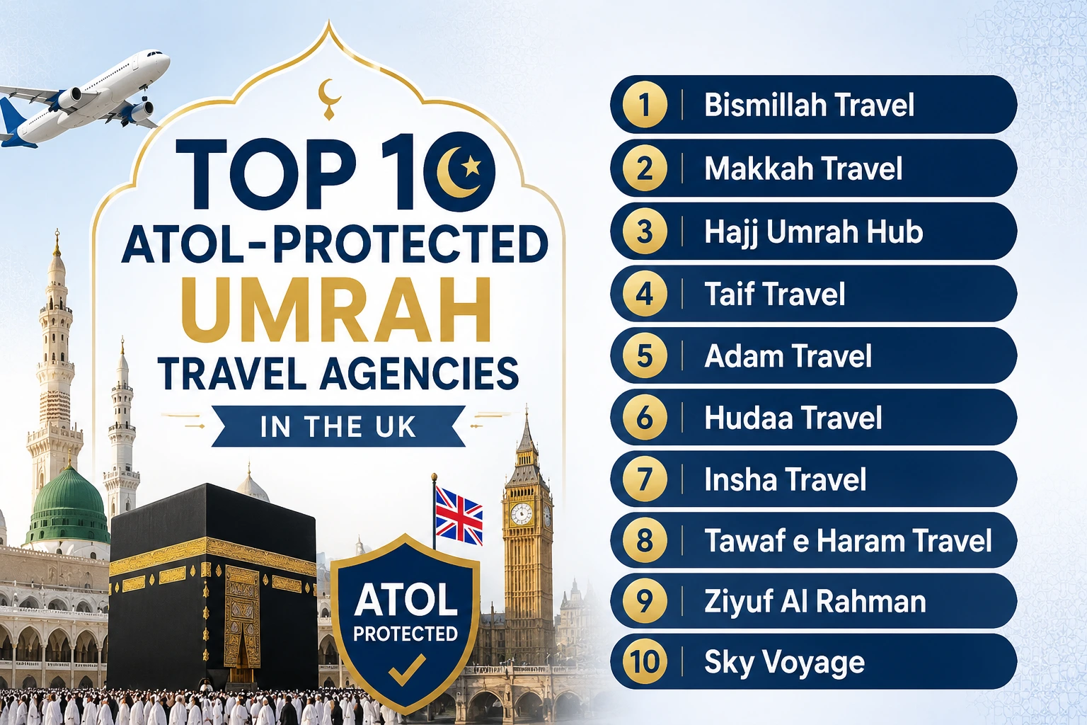 ATOL-Protected Umrah Travel Agencies