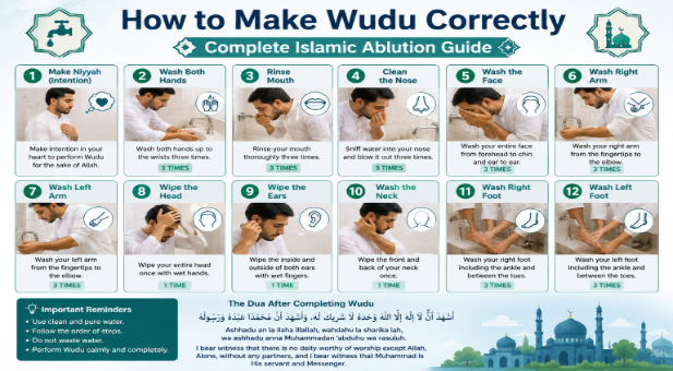  How to Make Wudu Correctly: Complete Islamic Ablution Guide