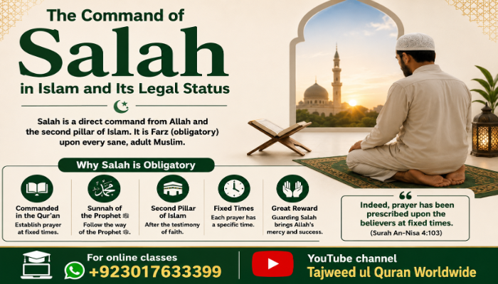  The Command of Salah in Islam and Its Legal Status