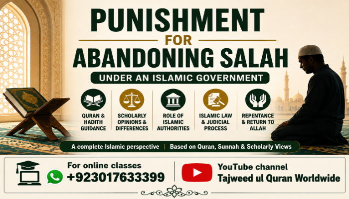  Punishment for Abandoning Salah Under an Islamic Government