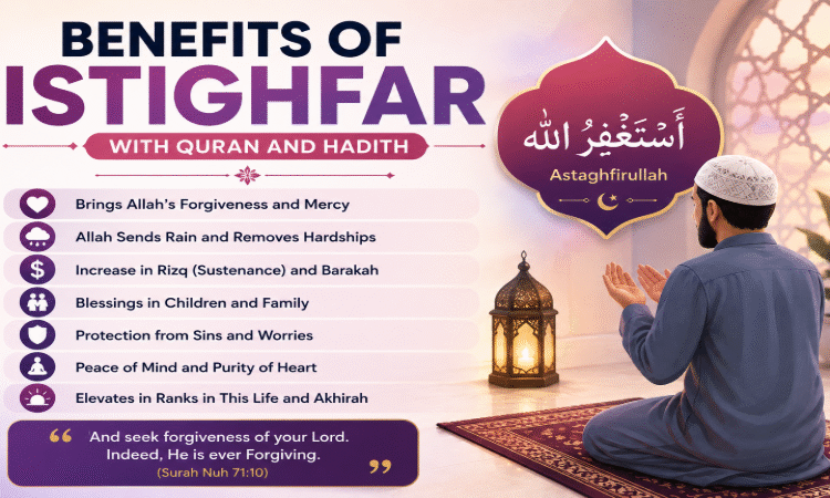  Benefits of Istighfar with Quran and Hadith
