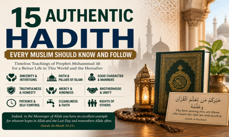  15 Authentic Hadith Every Muslim Should Know and Follow